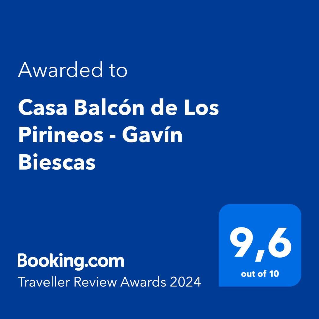 Casa Balcon De Los Pirineos - Gavin Biescas Bagian luar foto